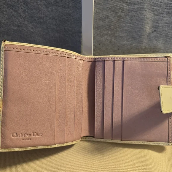 Christiam Dior Pink Trotter Bifold Wallet. - Picture 6 of 10
